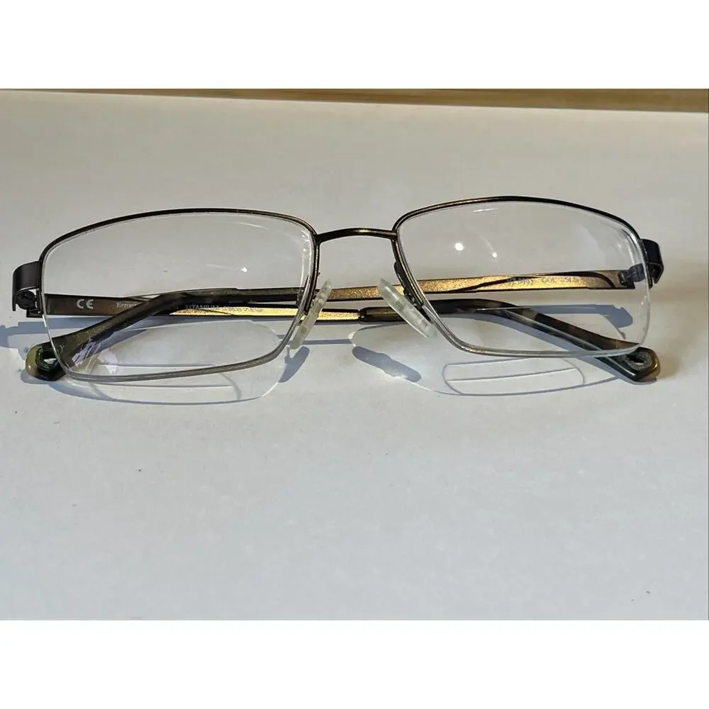 Ermenegildo Zegna Eyewear Eyeglasses VZ 3361 0SLS 55-17-140 Metal Frames Only